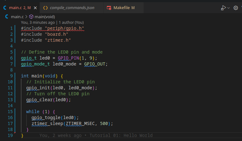 The Code in Visual Studio Code