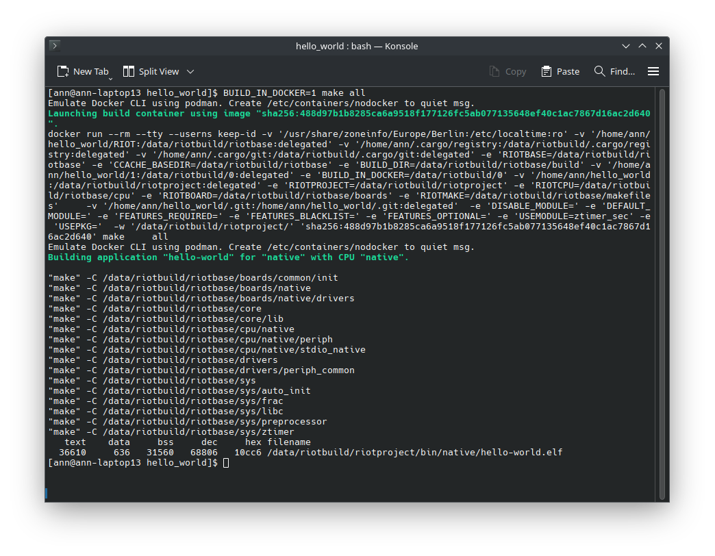 Building the program